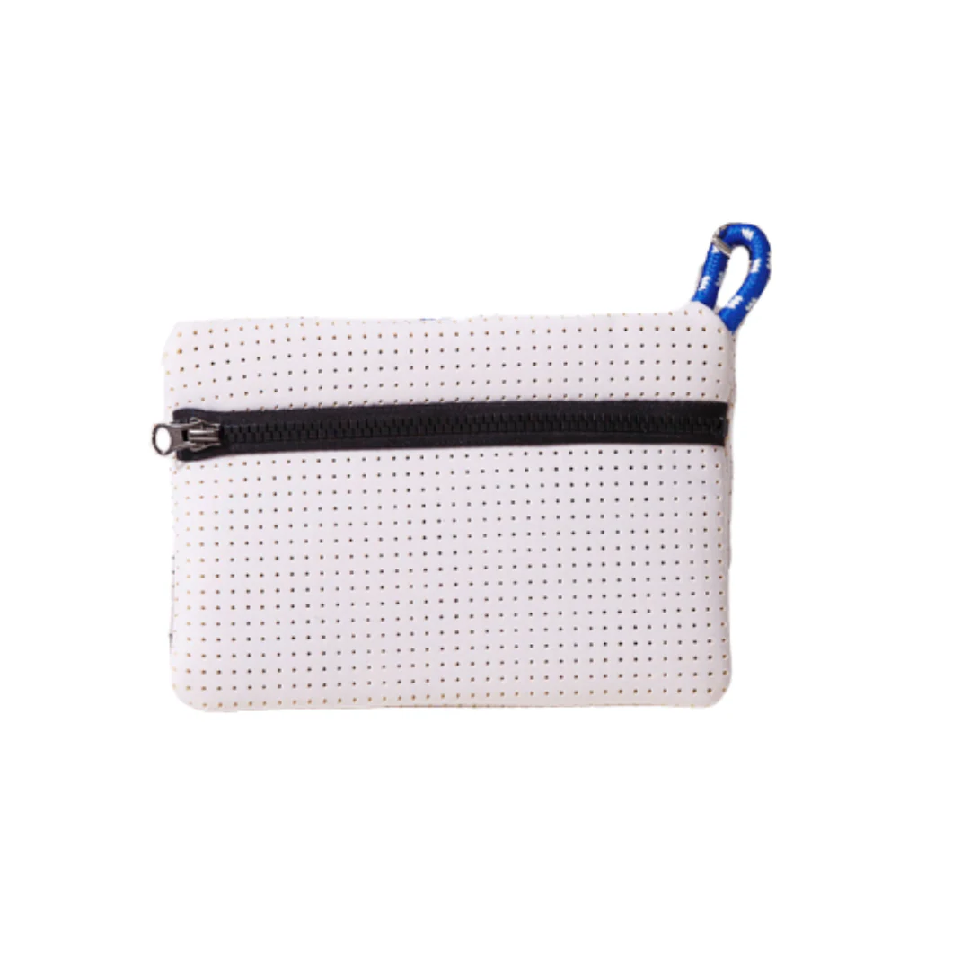 DETACHABLE POUCH WHITE BLUE