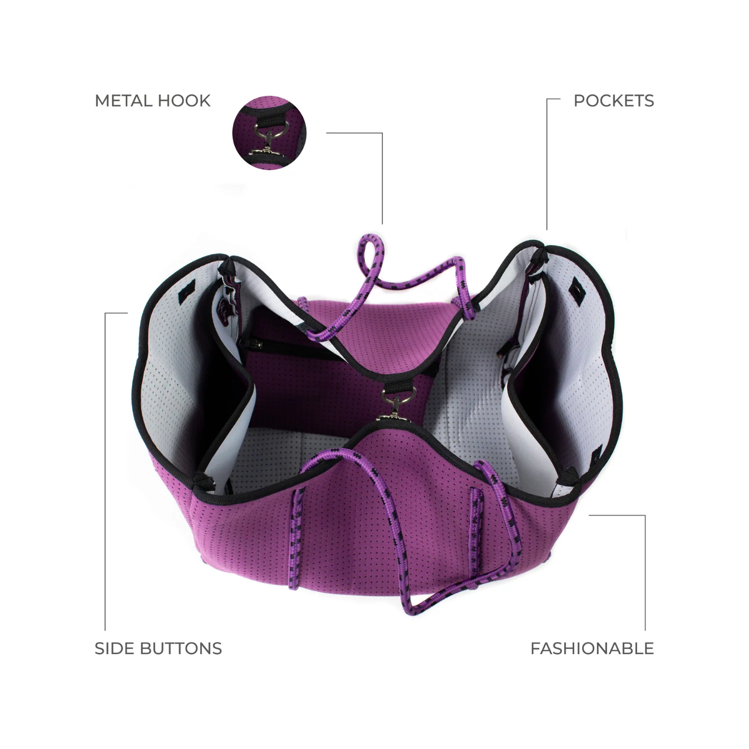 EVERYDAY TOTE EGGPLANT - Image 5