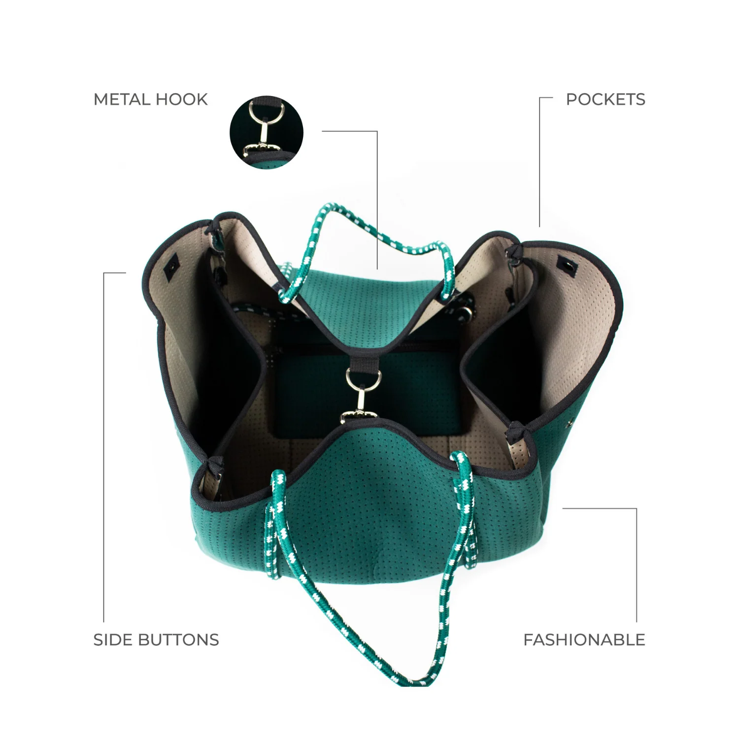 EVERYDAY TOTE EMERALD - Image 8