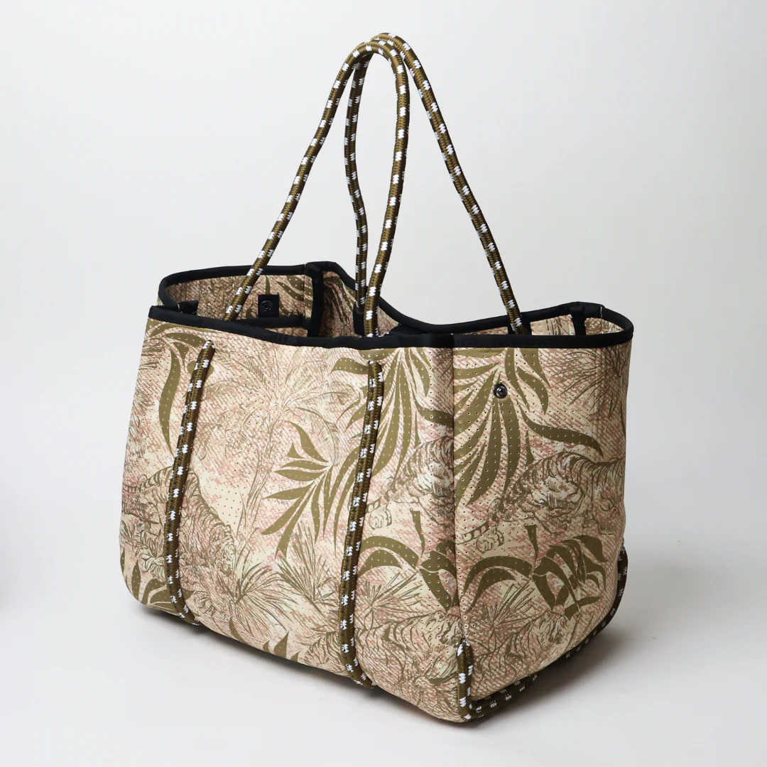 EVERYDAY TOTE JUNGLE FEVER DENIM BEIGE - Image 3