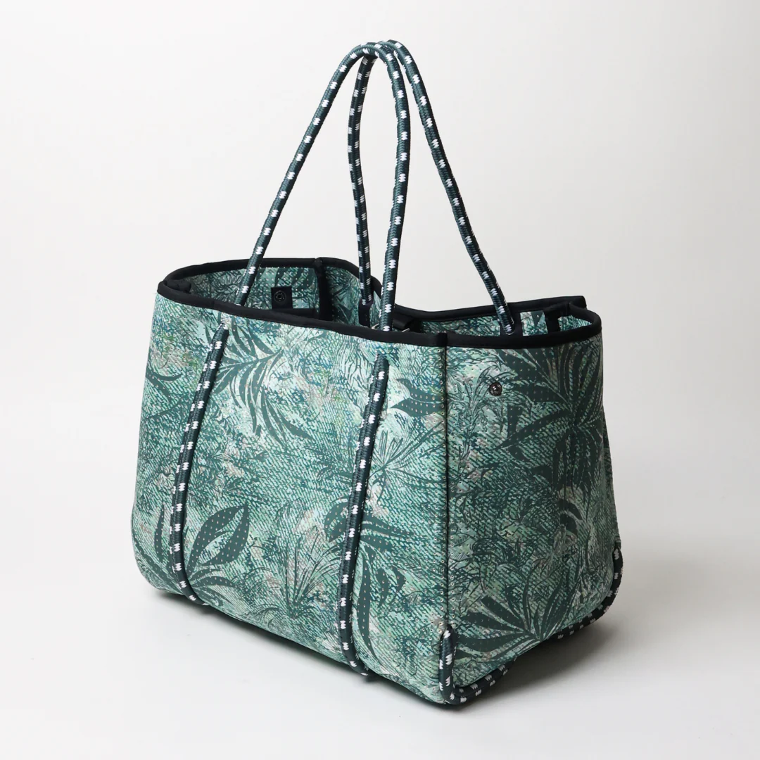 EVERYDAY TOTE JUNGLE FEVER DENIM GREEN - Image 3