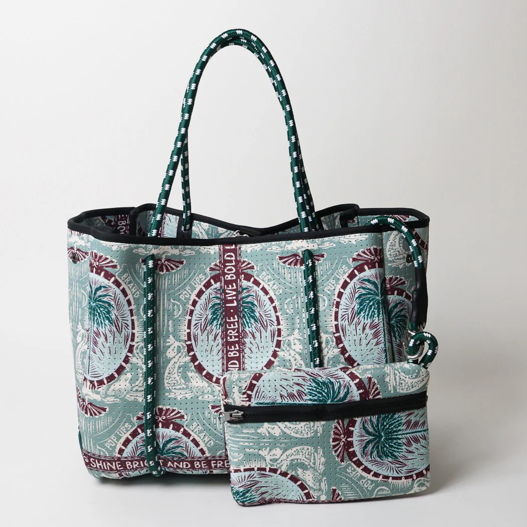 EVERYDAY TOTE POP UPS SCARF GREEN - Image 2