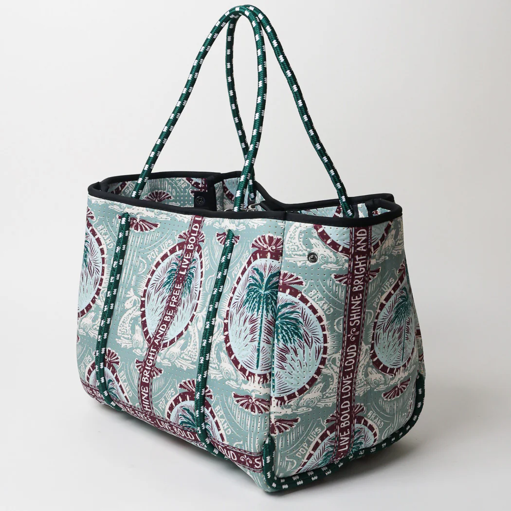 EVERYDAY TOTE POP UPS SCARF GREEN - Image 3