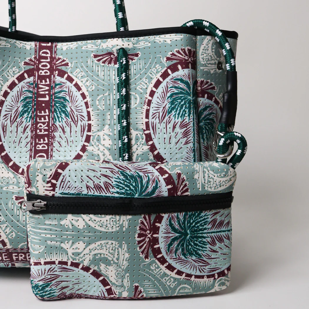 EVERYDAY TOTE POP UPS SCARF GREEN - Image 4