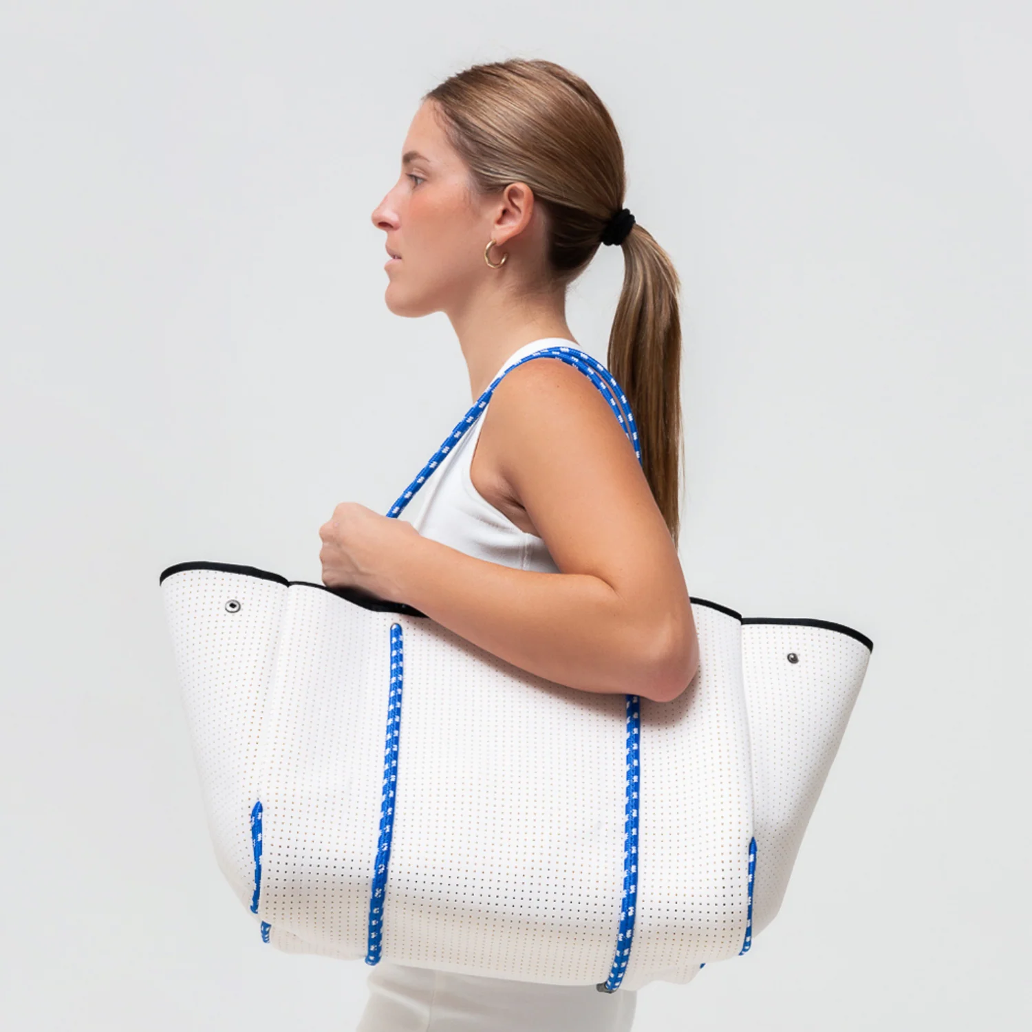 EVERYDAY TOTE WHITE BLUES - Image 5