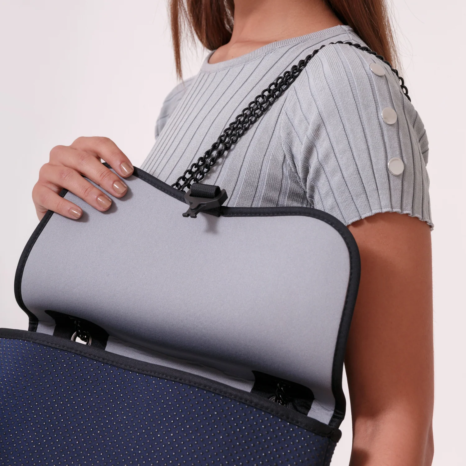 FLAP CROSSBODY DEEP BLUE - Image 3