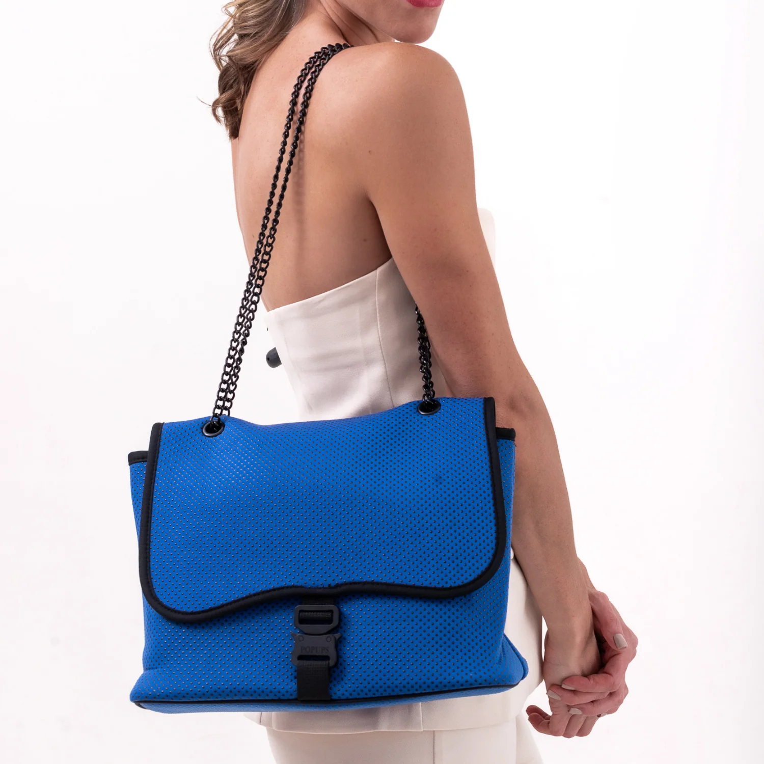 FLAP CROSSBODY ROYAL BLUE - Image 3