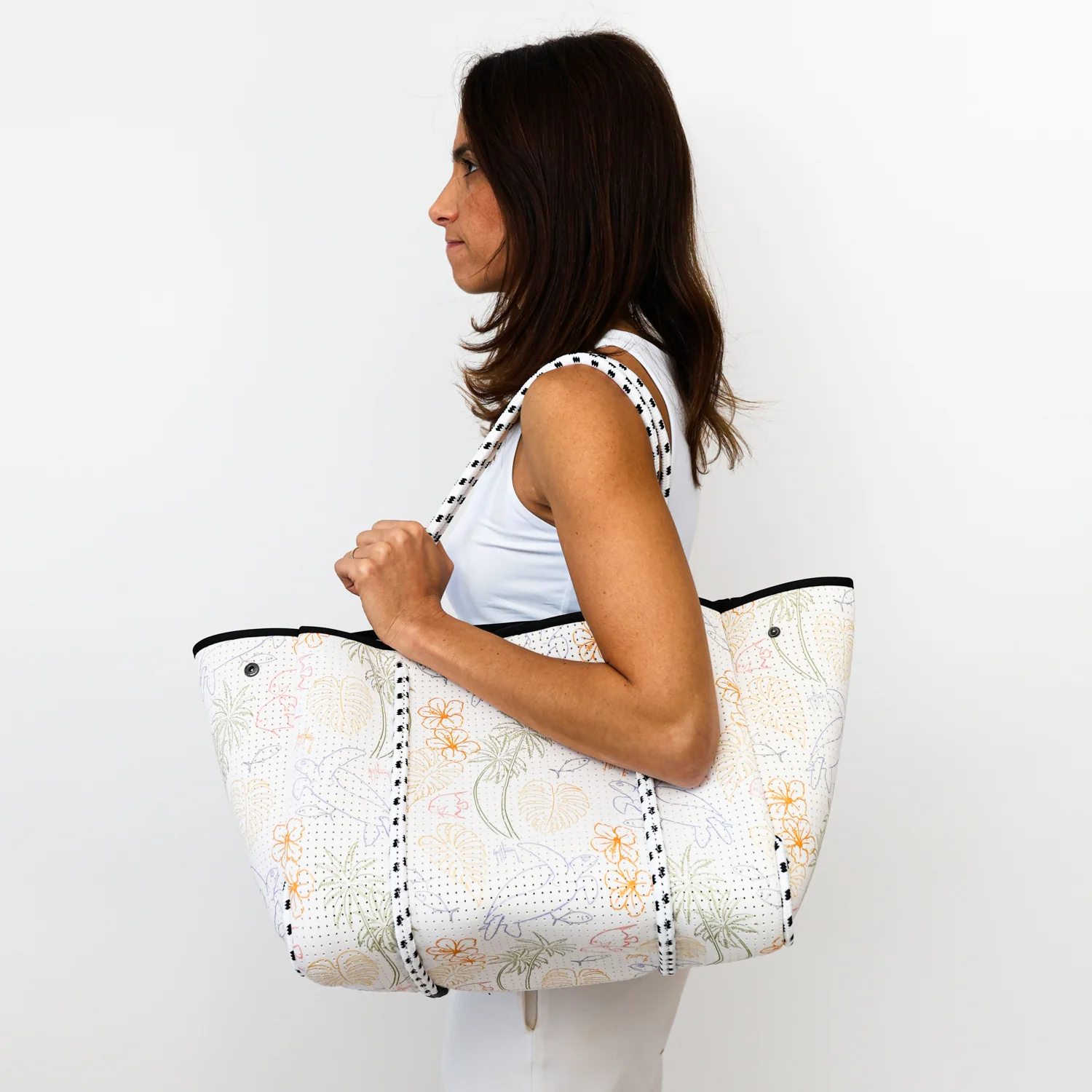 GUY HARVEY X POPUPS BRAND EVERYDAY TOTE TROPICAL TURTLE - Image 4