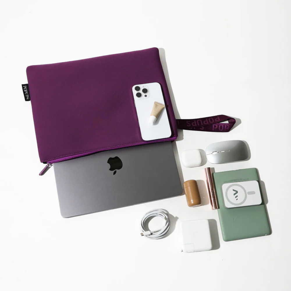 LAPTOP SLEEVE EGGPLANT - Image 3