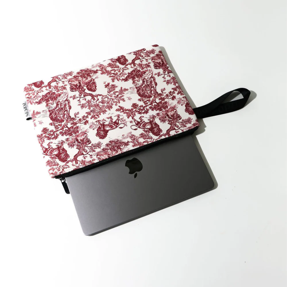 LAPTOP SLEEVE LION TOILE - Image 3