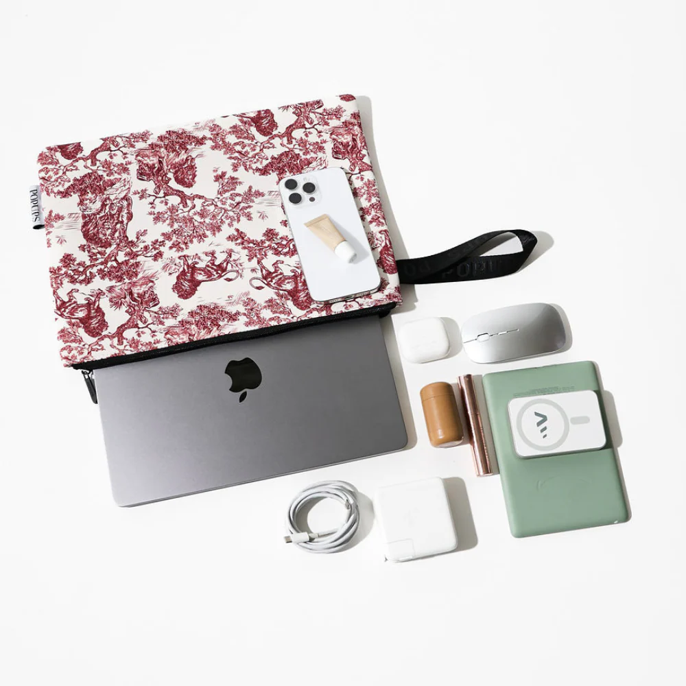 LAPTOP SLEEVE LION TOILE - Image 4