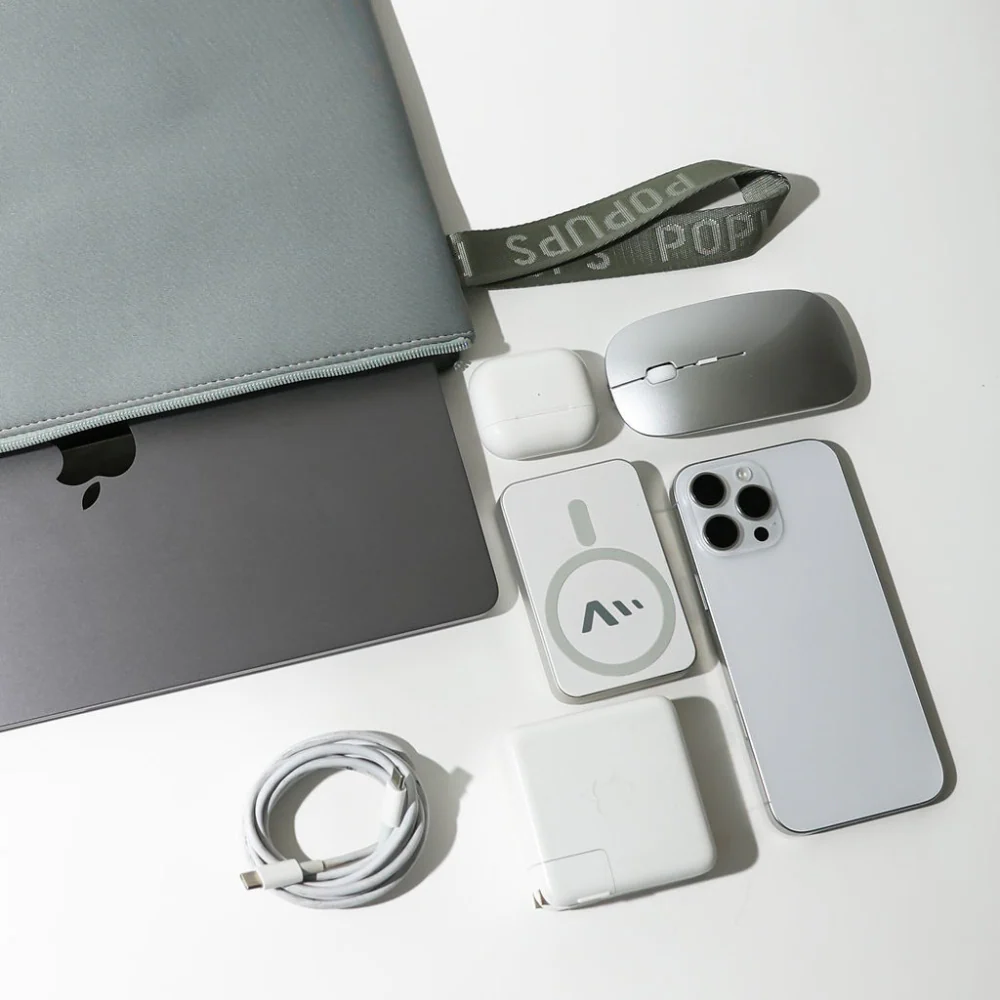 LAPTOP SLEEVE STONE GREY - Image 3