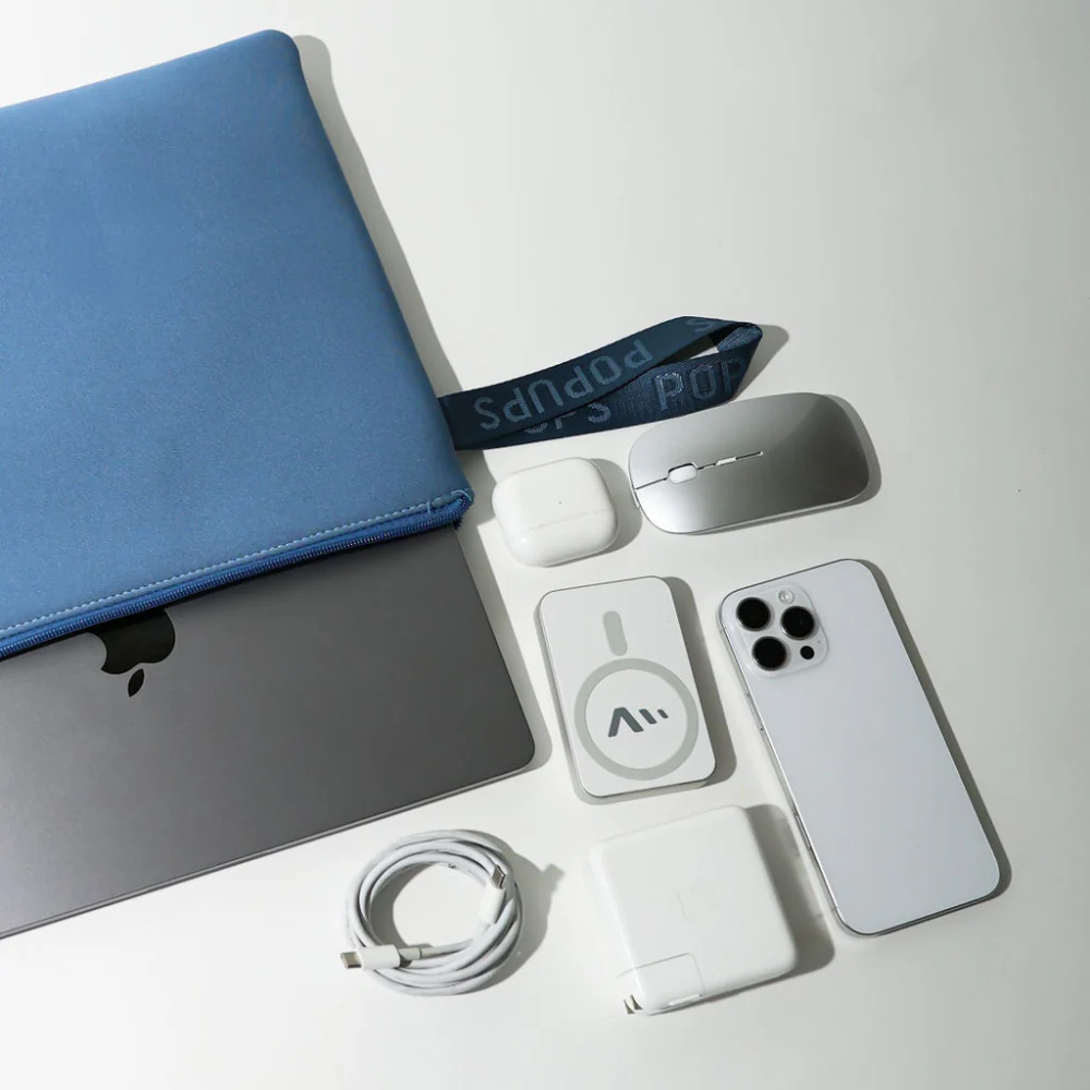 LAPTOP SLEEVE STORMY BLUE - Image 5