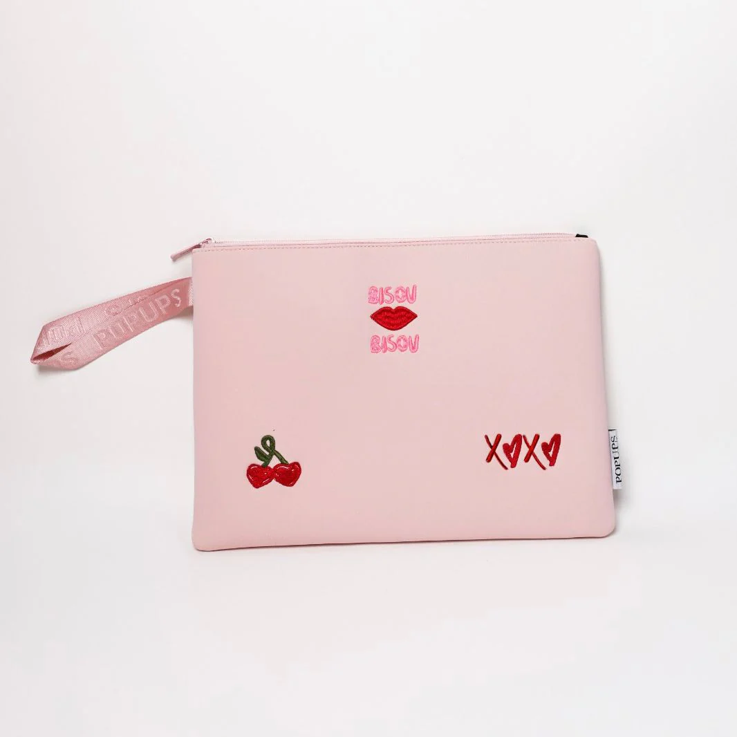 LAPTOP SLEEVE PRETTY IN PINK - BISOU BISOU