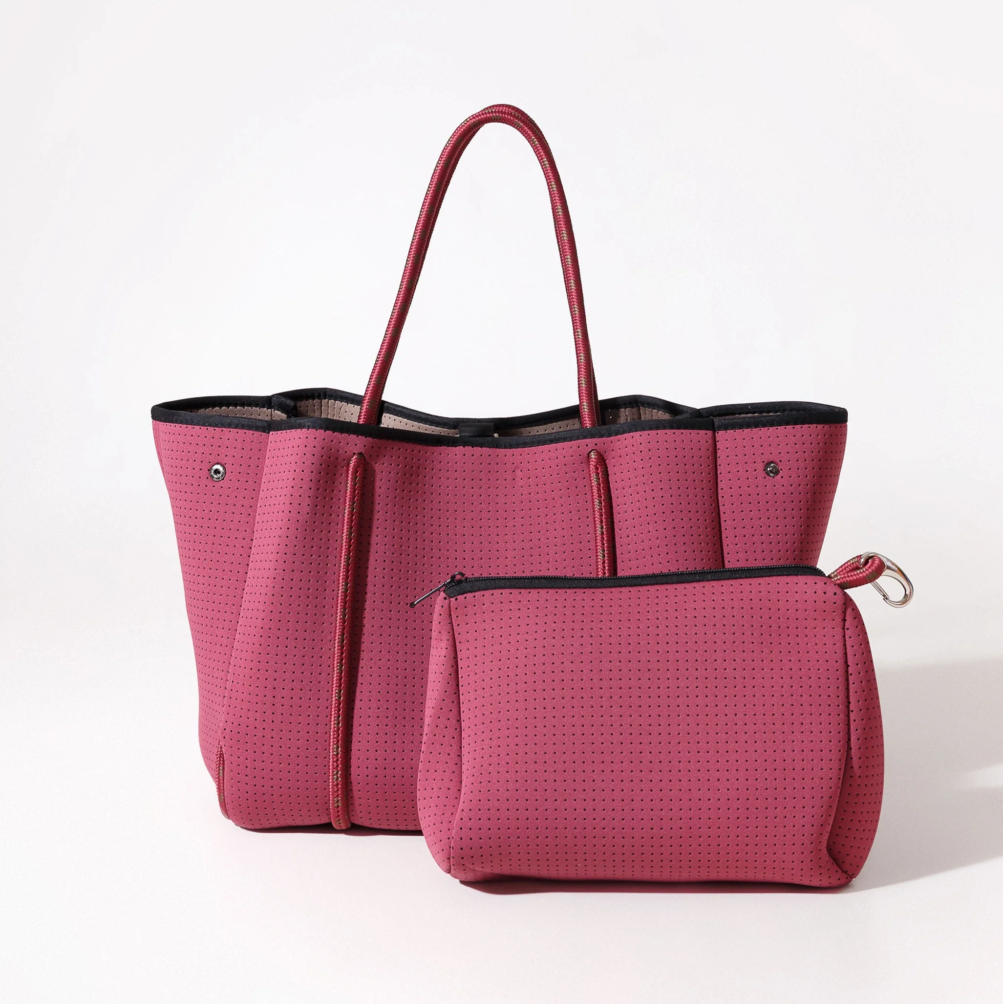 SOFT PLUM BASIC SET - EVERYDAY TOTE AND POUCH