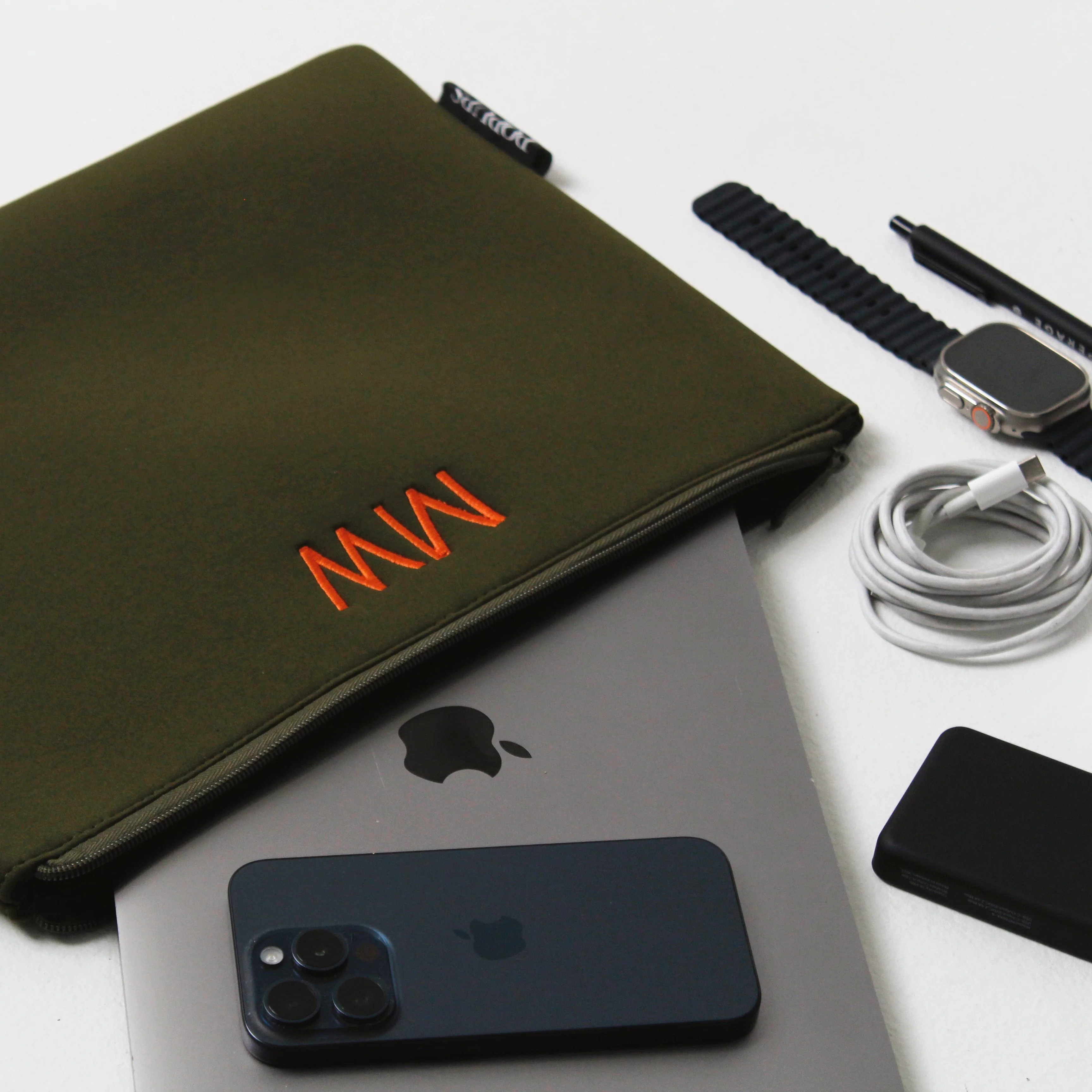 LAPTOP SLEEVE SAFARI GREEN - Image 7