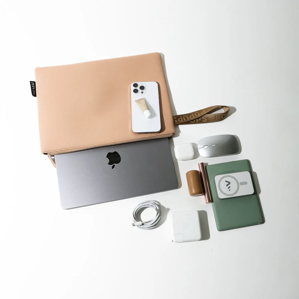 LAPTOP SLEEVE TAN - Image 6