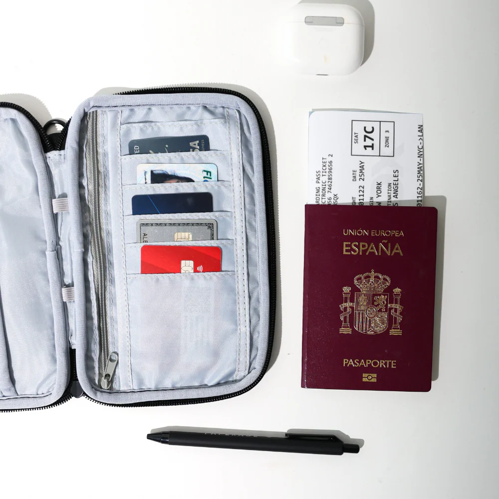 PASSPORT WALLET BLACK - Image 4