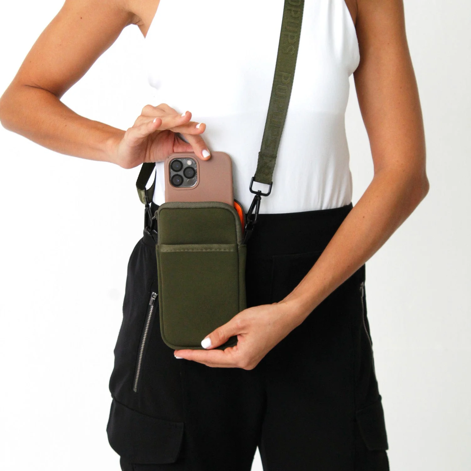 PHONE BAG SAFARI GREEN - Image 6