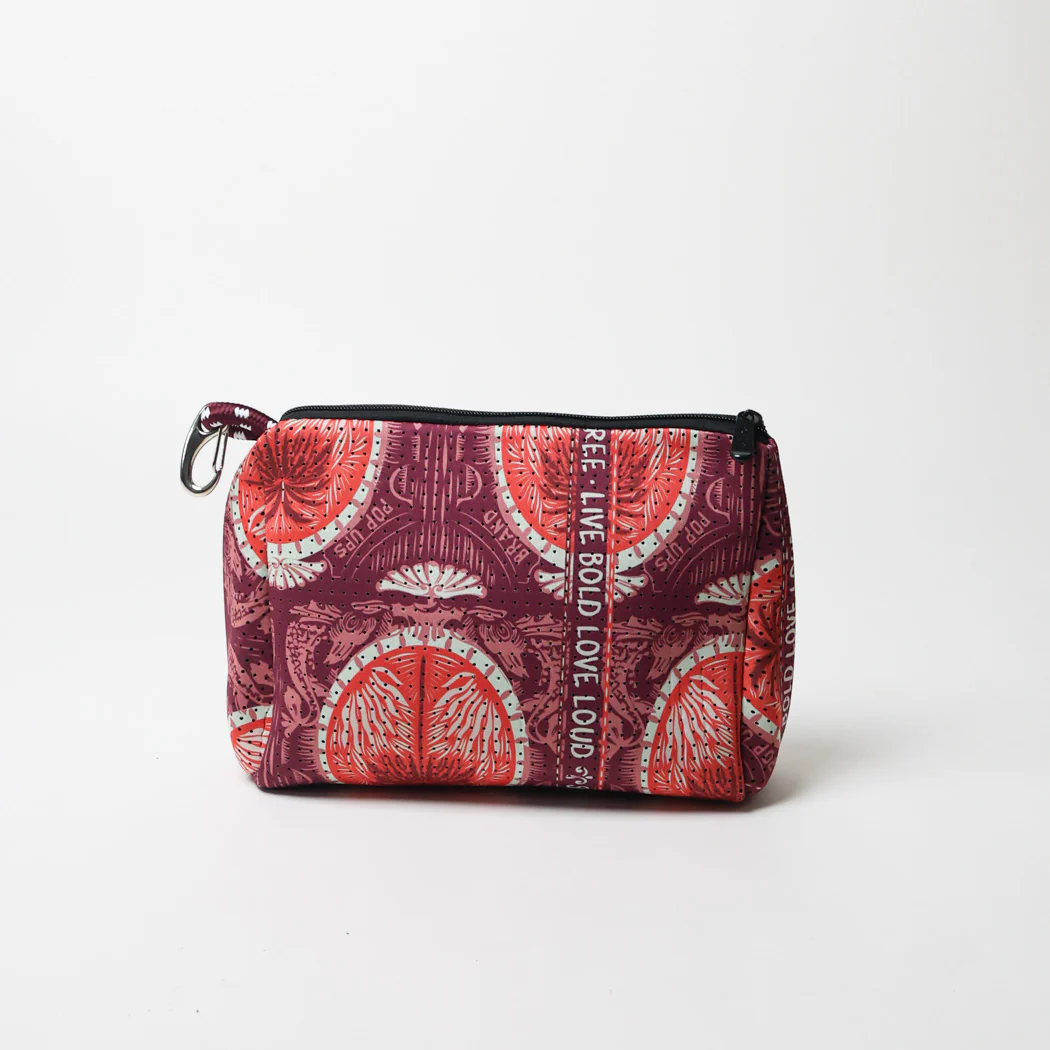 POP UPS SCARF RED BASIC SET - EVERYDAY TOTE AND POUCH - Image 3