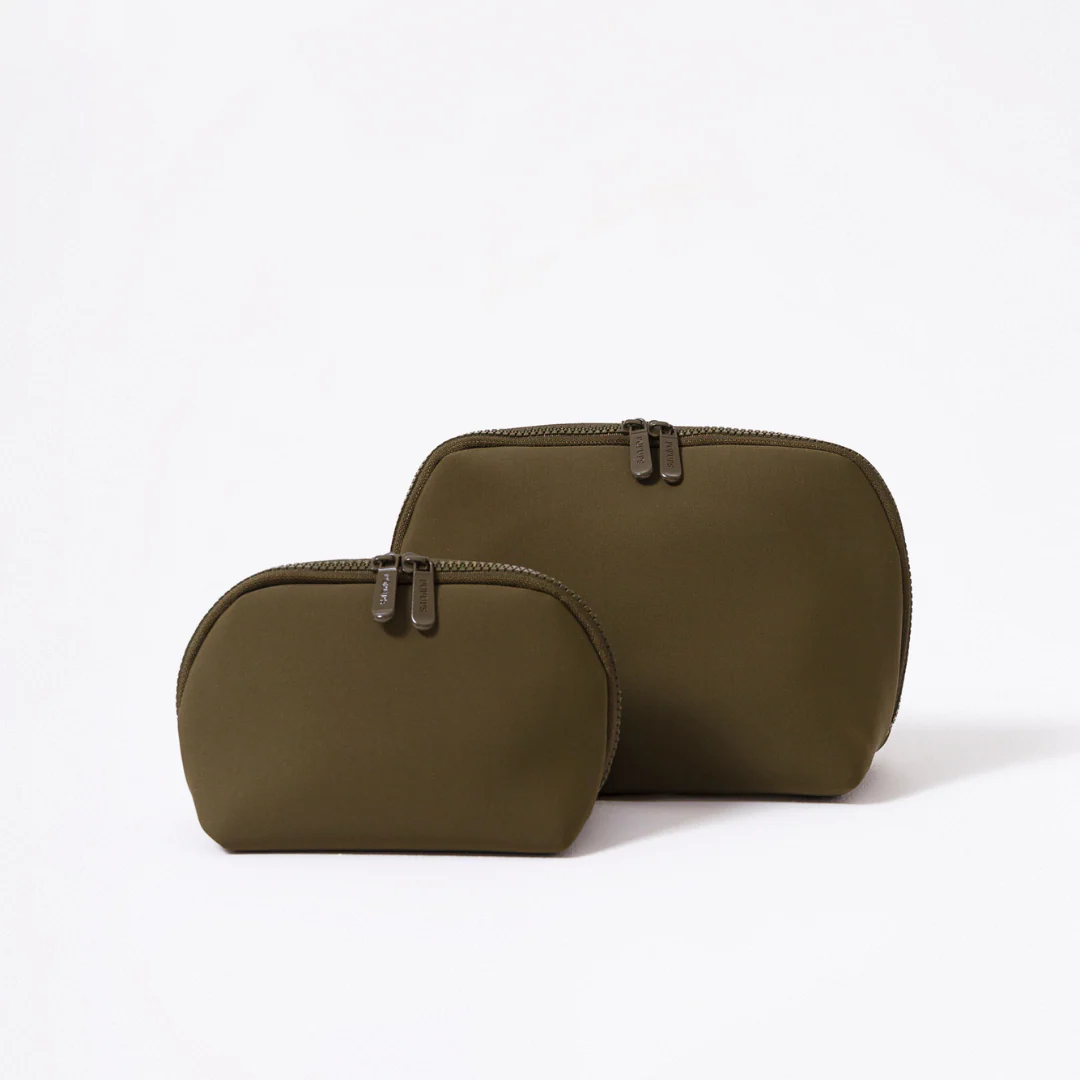 SAFARI GREEN ORGANIZATION SET: EVERYDAY TOTE + ESSENTIAL POUCH + MAKEUP SET - Image 4