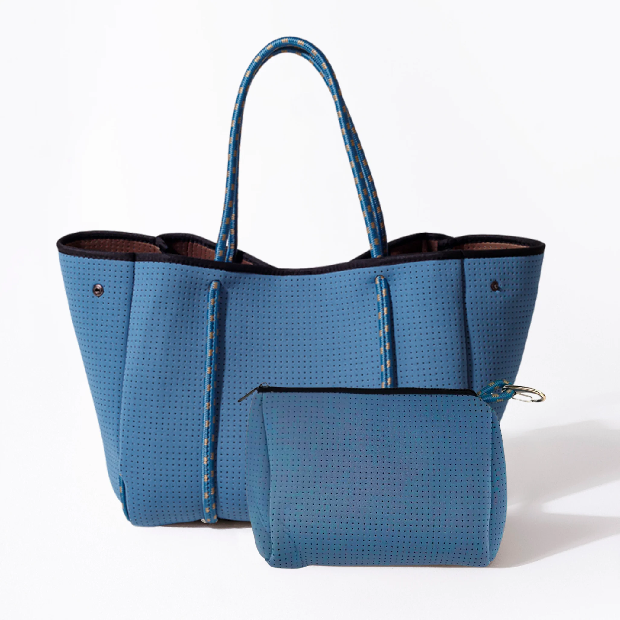 STORMY BLUE BASIC SET - EVERYDAY TOTE AND POUCH